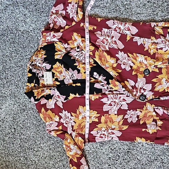 STUNNING FREE PEOPLE NIYA FLORAL PRINT DUSTER - Picture 6 of 12
